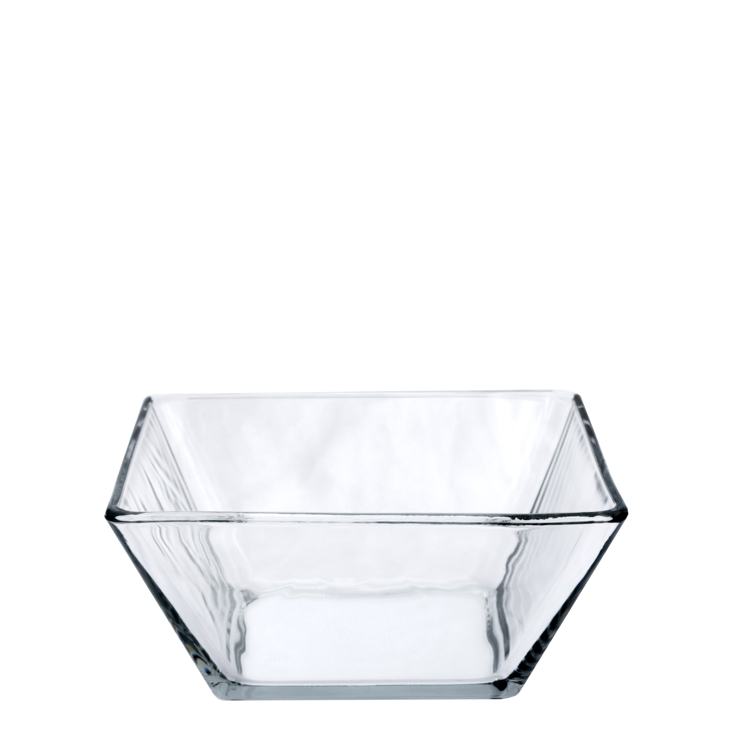 Tapered Square Glass Bowl - 235mm