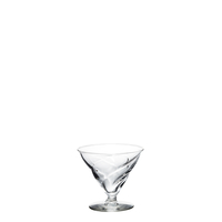 Spiral Footed Glass Coupe - 29cl