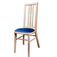 Natural Enzo High Back Chair<P>[Seat Pad - Not Included]