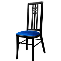 Black Enzo High Back Chair <P>[Seat Pad - Not Included]