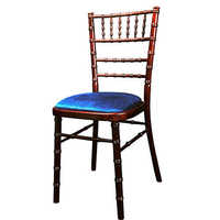 Mahogany Camelot Stick Back Chair <P>[Seat Pad - Not Included]