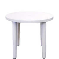 White Round Table - 850mm
